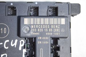 Mercedes-Benz CLC CL203 Durų elektronikos valdymo blokas 2038201585