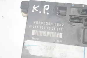 Mercedes-Benz E W211 Oven ohjainlaite/moduuli 2118200326