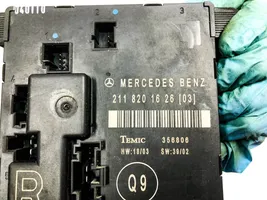 Mercedes-Benz E W211 Oven ohjainlaite/moduuli 211820162603