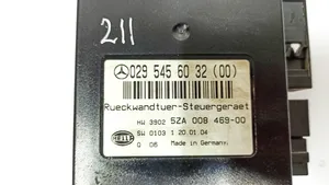 Mercedes-Benz E W211 Sterownik / Moduł elektrycznej klapy tylnej / bagażnika 0295456032