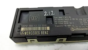 Mercedes-Benz E W212 Unidad de control/módulo del maletero/compartimiento de carga A2129004203