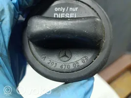 Mercedes-Benz C W203 Tappo del serbatoio del carburante A2034700205
