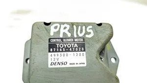 Toyota Prius (XW20) Motorino ventola riscaldamento/resistenza ventola 8716547020