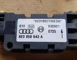 Audi A6 S6 C6 4F Sensore d’urto/d'impatto apertura airbag 8E0959643A