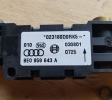 Audi A4 S4 B6 8E 8H Oro pagalvių smūgio daviklis 8E0959643A