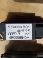 Audi A6 S6 C5 4B Sensore d’urto/d'impatto apertura airbag 4B0959643A