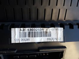 Skoda Octavia Mk2 (1Z) Tachimetro (quadro strumenti) 1Z0920810D