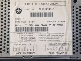 Chrysler Voyager Radio/CD/DVD/GPS-pääyksikkö qdaa346781006