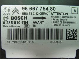 Peugeot 3008 I Airbag control unit/module 9666775480