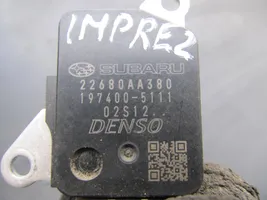 Subaru Impreza IV Mass air flow meter 22680AA380