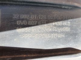 Skoda Fabia Mk3 (NJ) Cache de protection inférieur de pare-chocs avant 6V0807611