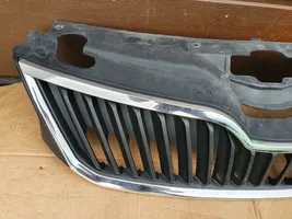 Skoda Rapid (NH) Grille calandre supérieure de pare-chocs avant 5JA853668