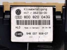 Audi A4 S4 B5 8D Centralina del climatizzatore 8D0820043Q