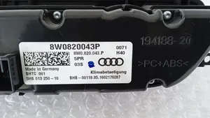 Audi A4 S4 B8 8K Ilmastoinnin ohjainlaite 8W0820043P
