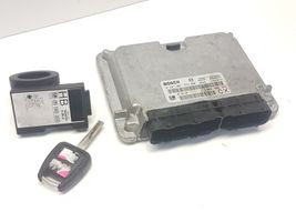 Opel Vectra B Juego de cerradura y set ECU del motor 09148300