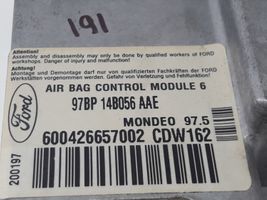 Ford Mondeo MK II Turvatyynyn ohjainlaite/moduuli 97BP14B056AAE