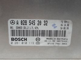 Mercedes-Benz A W168 Variklio valdymo blokas A0285452032