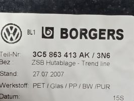 Volkswagen PASSAT B7 Półka tylna bagażnika 3C5863413