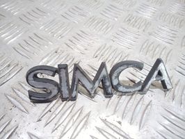 Chrysler Simca Logo, emblème de fabricant 