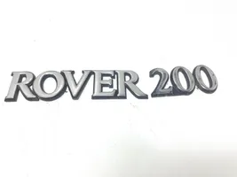 Rover 214 - 216 - 220 Valmistajan merkki/mallikirjaimet 