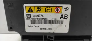 Opel Astra J Airbag control unit/module 13589374