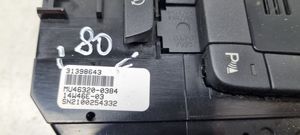 Volvo V40 Cross country Climate control unit 31398643
