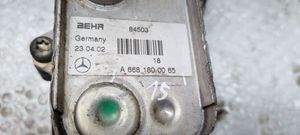 Mercedes-Benz A W168 Mocowanie / uchwyt filtra oleju A6681800065