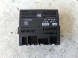 Volkswagen Multivan T5 Šoninių slankiojančių durų ECU modulis 7H0959243E