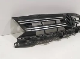 Volkswagen Tiguan Maskownica / Grill / Atrapa górna chłodnicy 5n0853653e