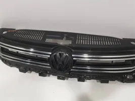 Volkswagen Tiguan Maskownica / Grill / Atrapa górna chłodnicy 5n0853653e