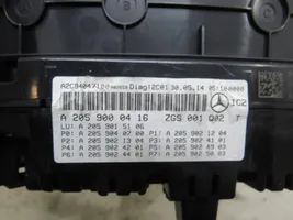 Mercedes-Benz C AMG W205 Tachimetro (quadro strumenti) A2059000416