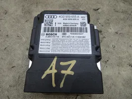 Audi A7 S7 4G Turvatyynyn ohjainlaite/moduuli 4G0959655A