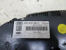 Audi Q5 SQ5 Spidometras (prietaisų skydelis) 8R0920980K