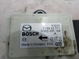 Mazda CX-7 ESP (stabilitātes sistēmas) vadības bloks 0265005744