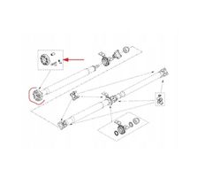 Renault Master III Joint universel d'arbre de transmission 370007837R