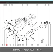 Renault Master III Fuel line pipe 175125909R