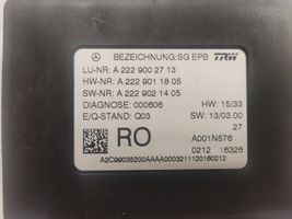 Mercedes-Benz S W222 Rankinio stabdžio valdymo blokas A2229002713