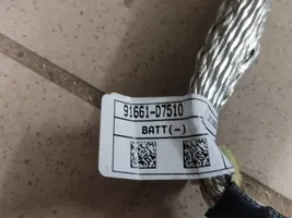 Hyundai Tucson TL Câble négatif masse batterie 91661-D7510