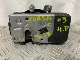 Opel Corsa C Serrure de porte avant 13203899