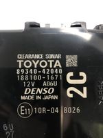 Toyota RAV 4 (XA40) Pysäköintitutkan (PCD) ohjainlaite/moduuli 8934042040