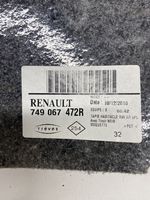 Renault Scenic III -  Grand scenic III Takaistuintilan tekstiilimatto 749067472R