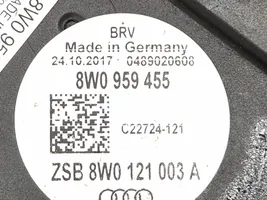 Audi A4 S4 B9 Jäähdyttimen jäähdytinpuhaltimen suojus 8W0121207