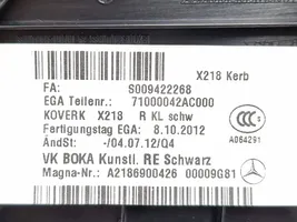 Mercedes-Benz CLS C218 X218 Podpora mocowania półki bagażnika A2186900426