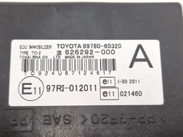 Toyota Land Cruiser (J120) Imobilaizera vadības bloks 8978060320