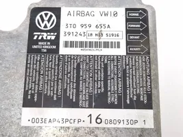 Skoda Superb B6 (3T) Sterownik / Moduł Airbag 3T0959655A