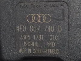 Audi A6 Allroad C6 Boucle de ceinture de sécurité arrière 4F0857740D