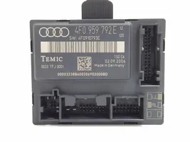 Audi A6 Allroad C6 Durų elektronikos valdymo blokas 4F0959792E