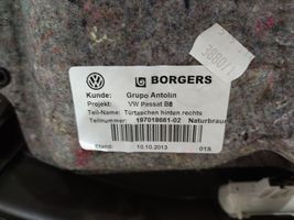 Volkswagen PASSAT B8 Verkleidung Tür hinten 3G9867212