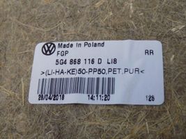 Volkswagen Golf VII Обшивка задней двери 5G4868074