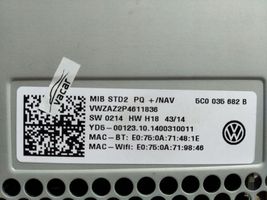 Volkswagen Tiguan Radio/CD/DVD/GPS-pääyksikkö 5C0035682B